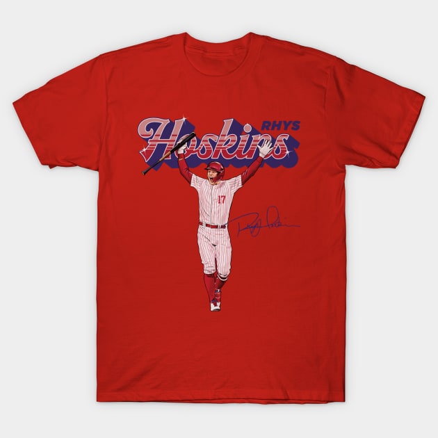 Rhys Hoskins Philadelphia Shine T-Shirt by ganisfarhan